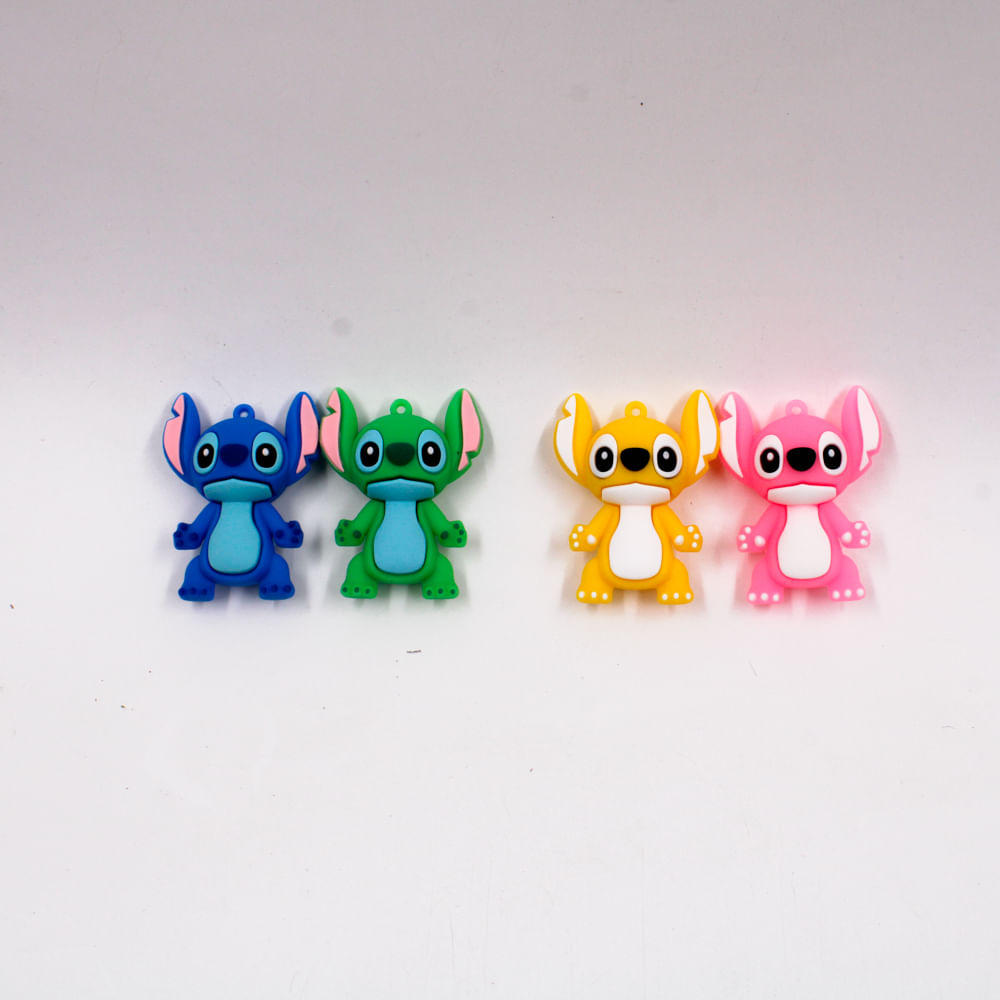Pingente Stitch 50mm em PVC - Kit com 12 peças | Ladeira Armarinhos